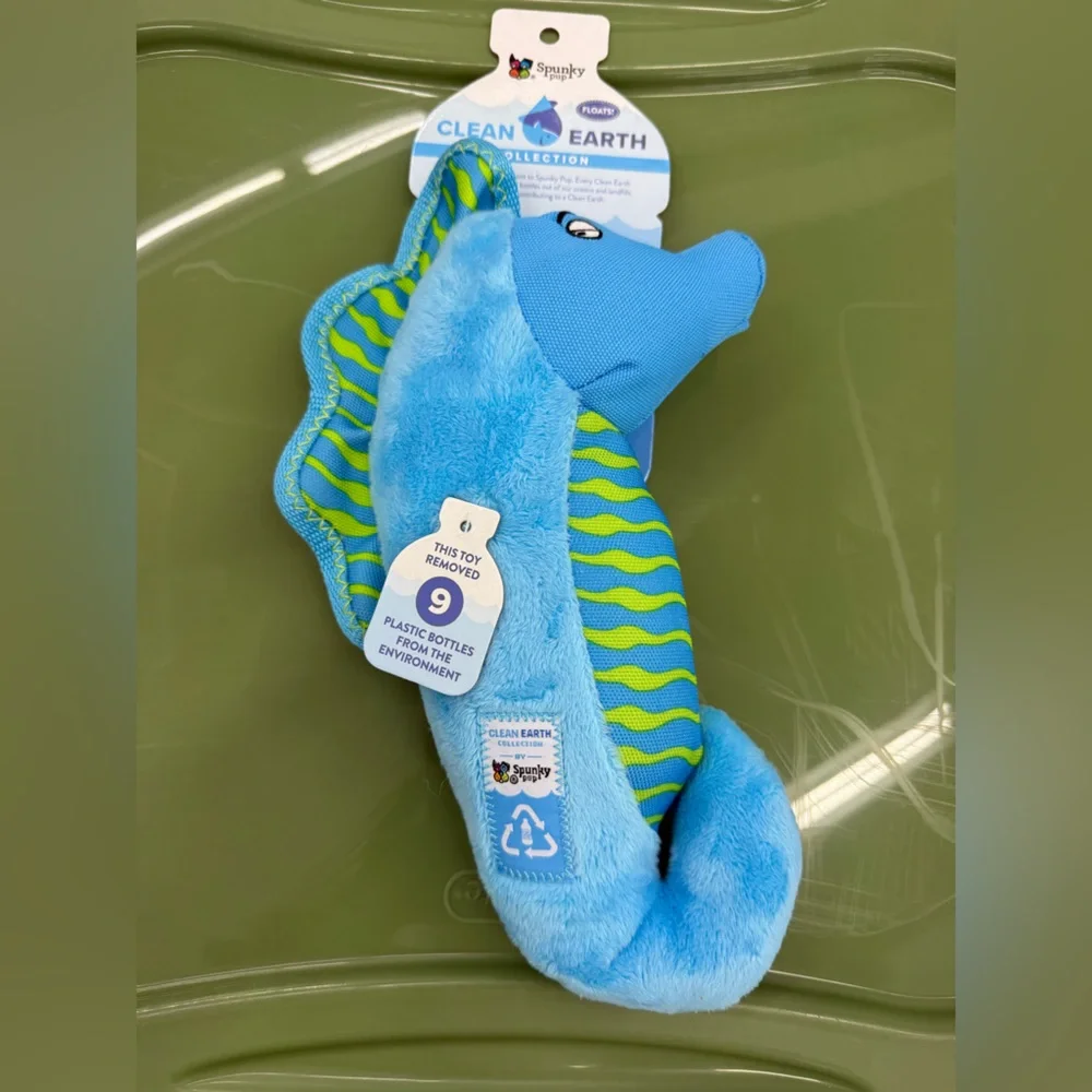 Seahorse Plush Toy - Sustainable Multiple Sizes